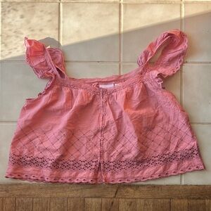 SHABBY CHIC 100% Cotton Lacey Flowy BOHO Chic top, Cottage core, whimsical